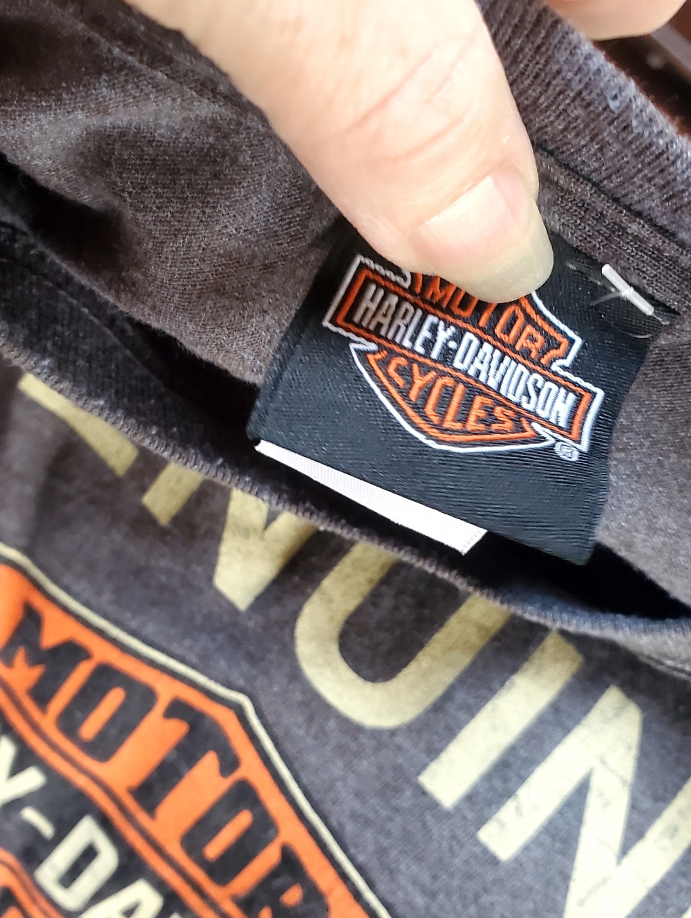 Harley Davidson Graphic Tee Size XL  Lake Geneva Milwaukee WI - Picture 3 of 4